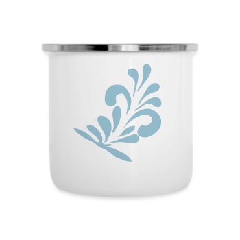 Bembel Schwung Frankfurt - Emaille-Tasse - Weiß - Vorne