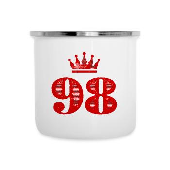 98 Number crown - Camper Mug - white - Front
