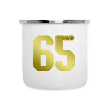 65 number jersey - Camper Mug - white - Front