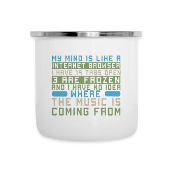 Lustiger Informatiker Spruch, Informatik - Emaille-Tasse - Weiß - Vorne