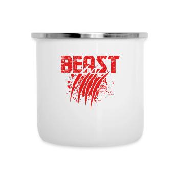 Beast Beast Best - Tasse émaillée - blanc - Devant
