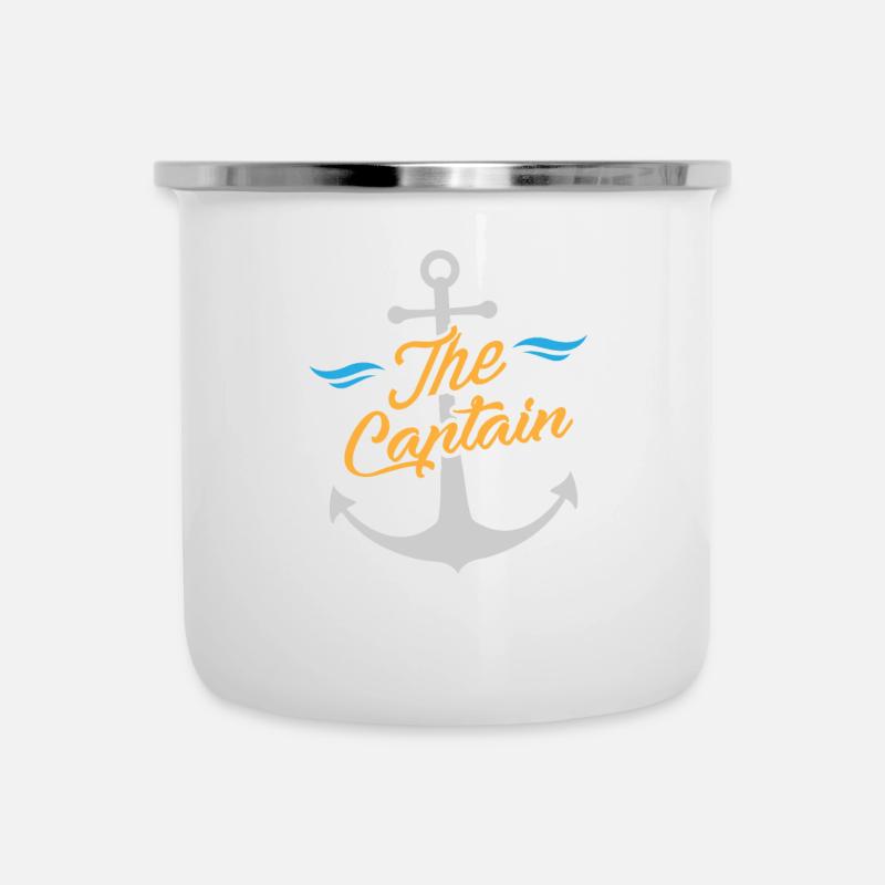 Sailor / Sailor - The Captain & Anchor - Camper Mug - white