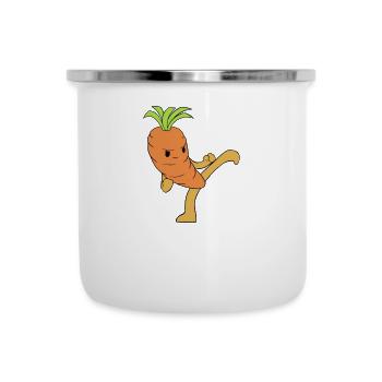 This carrot karate design is the perfect gift for - Camper Mug - white - Front