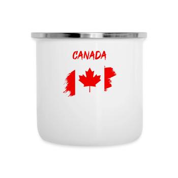 Canada Canadian flag flag - Camper Mug - white - Front