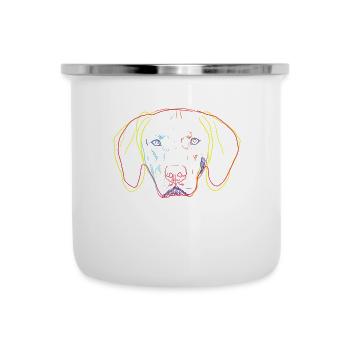 Strokes Hungarian Vizsla Dog - Camper Mug - white - Front
