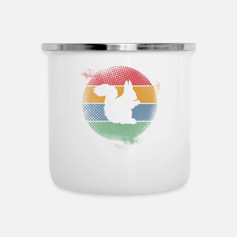 Squirrel - Camper Mug - white