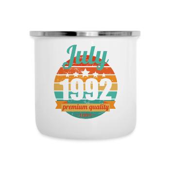 Born July 1992 30 years 30s 30th birthday - Camper Mug - white - Front