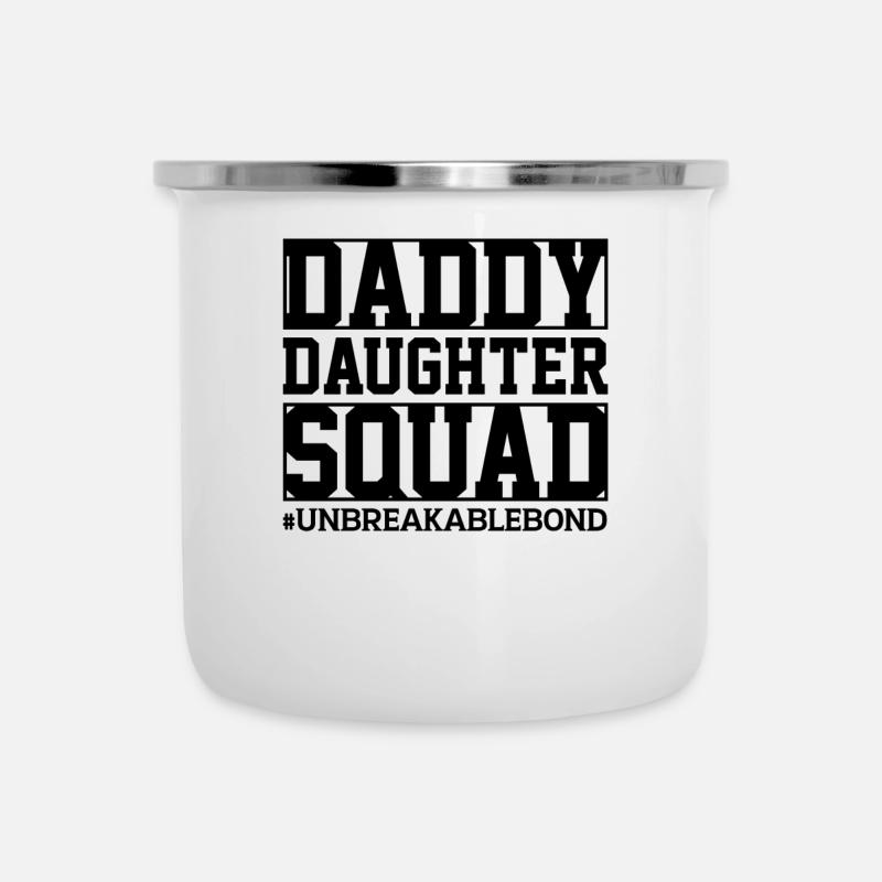 Daddy Daughter Squad Matching Father - Camper Mug - white