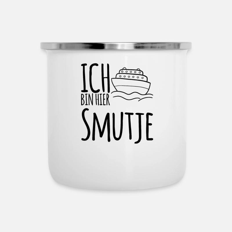 I'm Here Smutje - Chef Sailing Motivation - Camper Mug - white