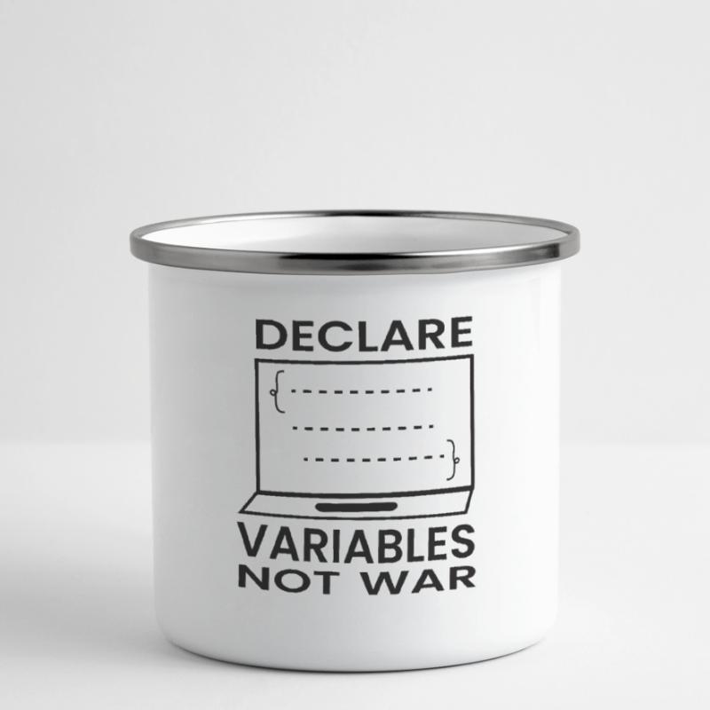 Softwareentwickler Programmierer Geschenk Emaille-Tasse