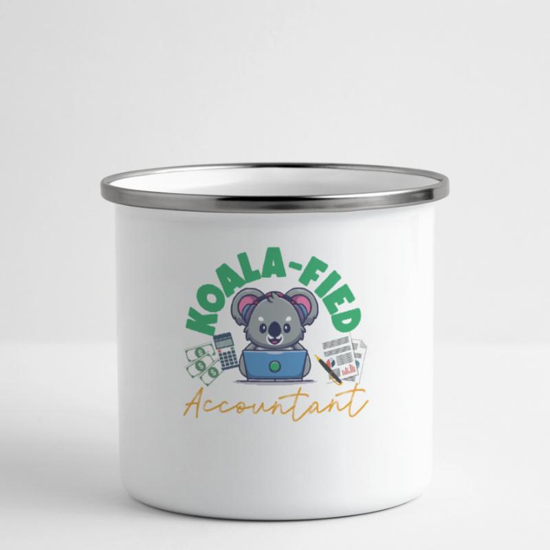 Comptable Comptable Comptable Tasse émaillée