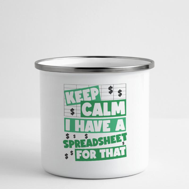 Comptable Comptable Comptable Tasse émaillée