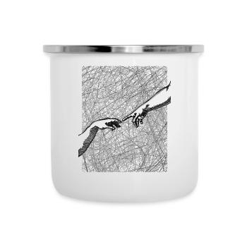 Art Academia Aesthetic Michelangelo - Camper Mug - white - Front