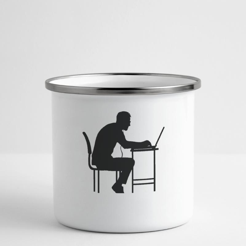 Hacker Hacking Hack Tasse émaillée