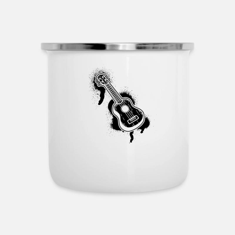 Ukulele Ukulele Player Ukulelist - Camper Mug - white