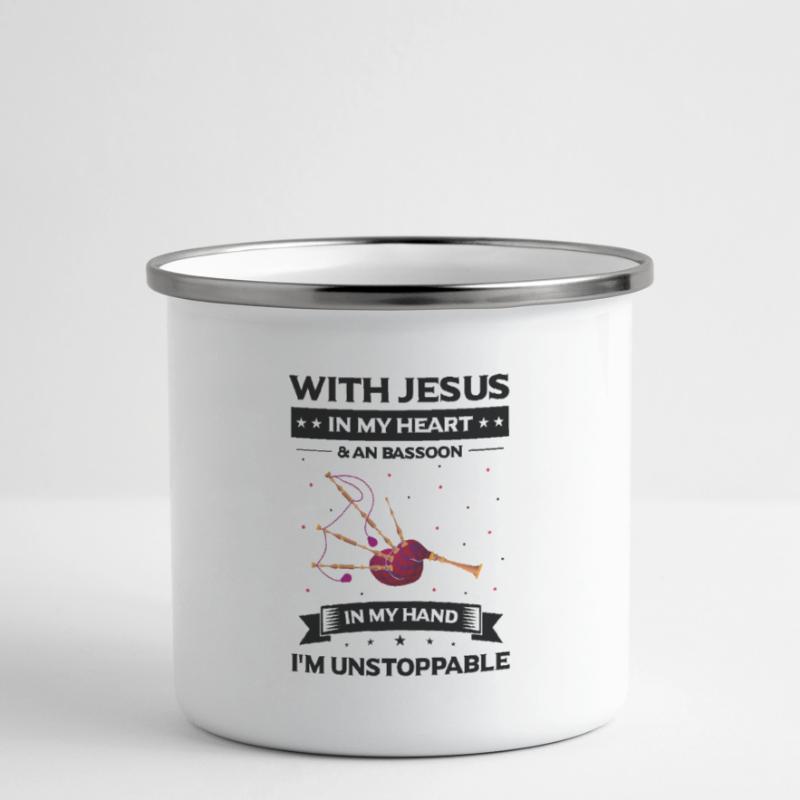 Conception de cornemuse pour Scotland Pride et cornemuse Tasse émaillée