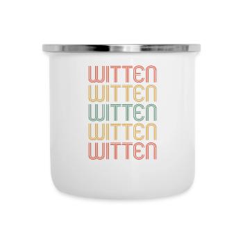Witten Wittenerin Wittener Stadt Witten - Tasse émaillée - blanc - Devant