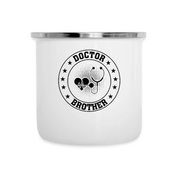 Doctor Brother - Emaille-Tasse - Weiß - Vorne