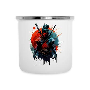 Japanese Samurai Ninja - Camper Mug - white - Front