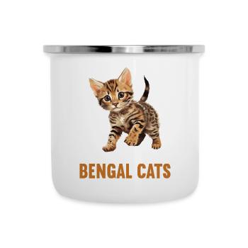 Bengal Cat Bengalkatze - Camper Mug - white - Front