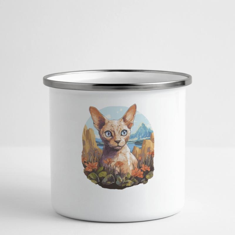 Devon Rex Kitten Devon Rex Cat Camper Mug
