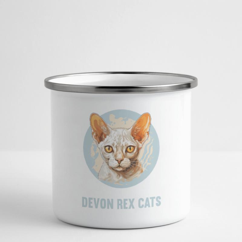 Devon Rex Kitten Devon Rex Cat Camper Mug