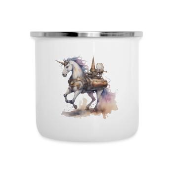 Unicorn Technology Machine Unicorns Horse - Camper Mug - white - Front