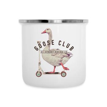 Giant Goose Skateboard Street Style Design - Camper Mug - white - Front
