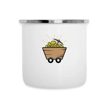 Cart with Aurum - Camper Mug - white - Front