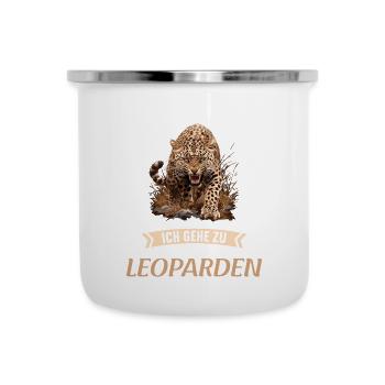 Leoparden Leopard - Camper Mug - white - Front