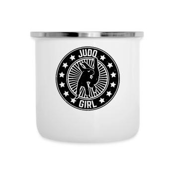 Judo Girl Judo Fighter - Camper Mug - white - Front