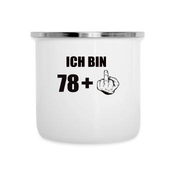 79 Geburtstag - Emaille-Tasse - Weiß - Vorne