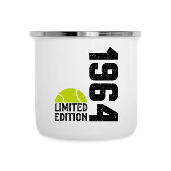 60. Jubiläum 1964 Limited Edition Tennis - Emaille-Tasse - Weiß - Vorne