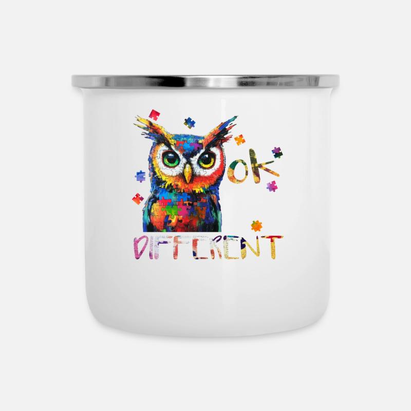 It's ok to be different – autism - Camper Mug - white
