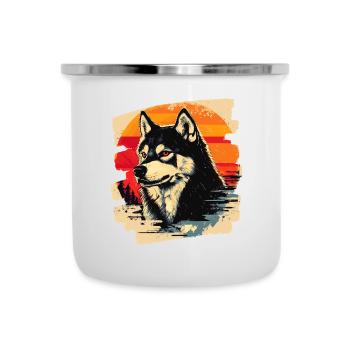 Husky - Camper Mug - white - Front
