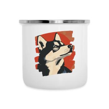 Husky - Camper Mug - white - Front