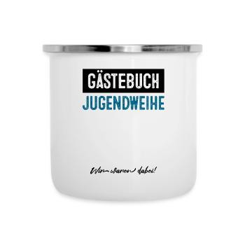 Gästebuch Jugendweihe - Emaille-Tasse - Weiß - Vorne