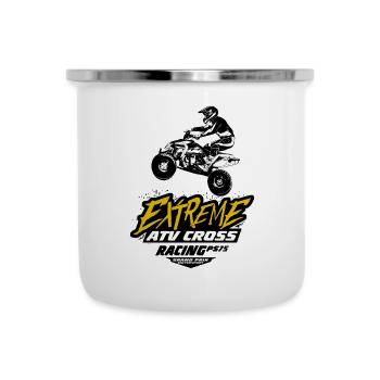Quad Racing - ATV Racer - Tasse émaillée - blanc - Devant