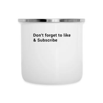 Don't Forget To Like & Subscribe - Content Creator - Camper Mug - white - Front