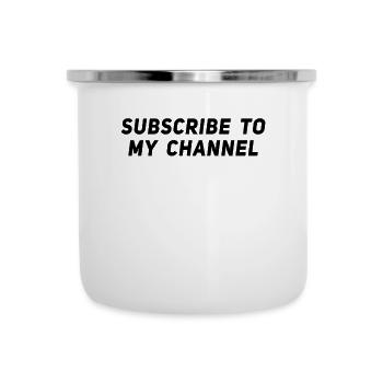 Subscribe to my Channel - Blogger Influencer - Camper Mug - white - Front