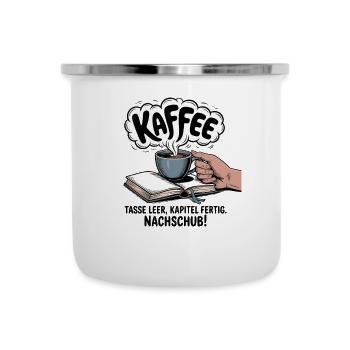 Reading Books Reading Book Reading Books Worm - Camper Mug - white - Front