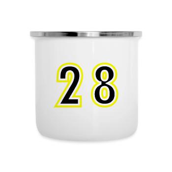 28 Number College - Camper Mug - white - Front
