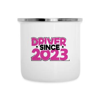 Driver's license 2023 driving test passed gift - Camper Mug - white - Front