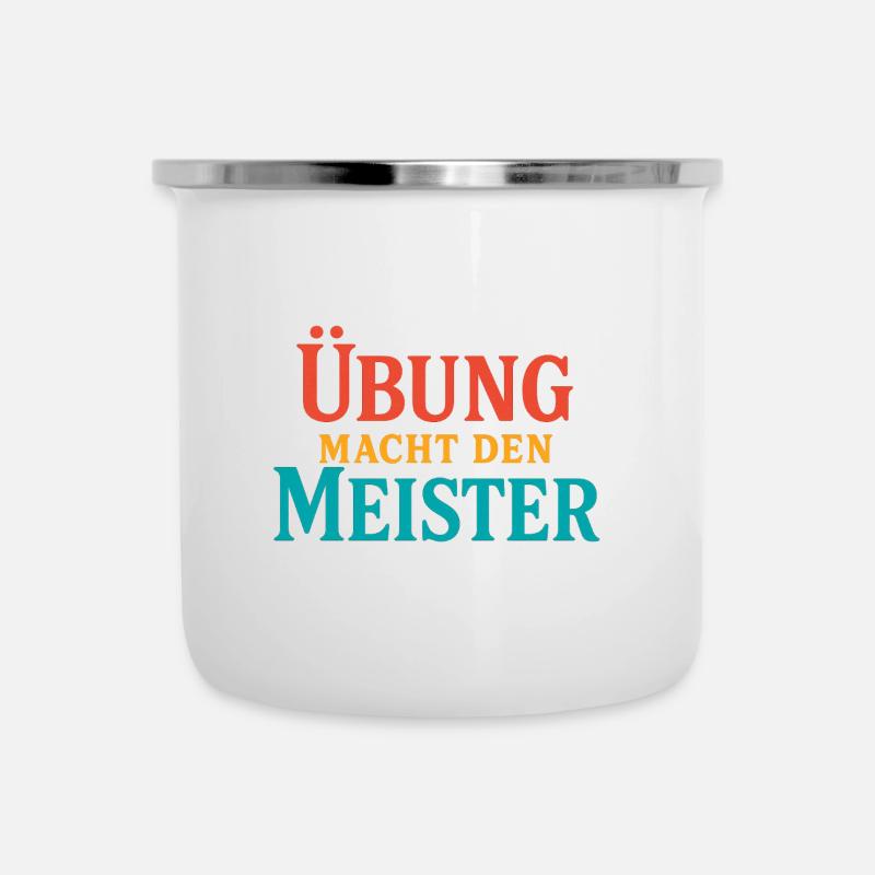 Practice forging the Master - Camper Mug - white