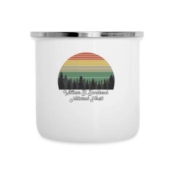 William B. Bankhead National Forest - Emaille-Tasse - Weiß - Vorne