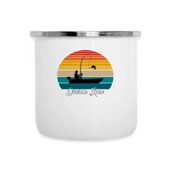 Oneida Lake Fishing Spot - Camper Mug - white - Front
