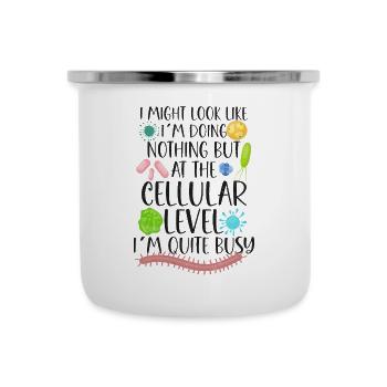 Microbiologist Microbiology Lab Staph Biology - Camper Mug - white - Front