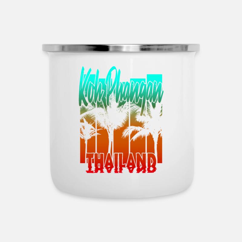 Koh Phangan Thaïlande - Tasse émaillée - blanc