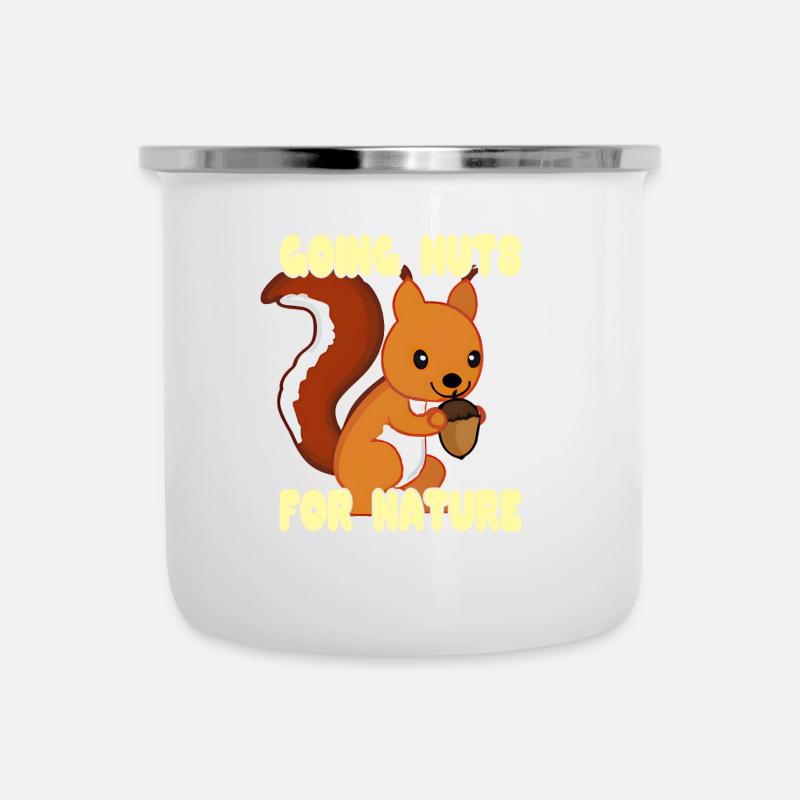 Going Nuts For Nature - Camper Mug - white