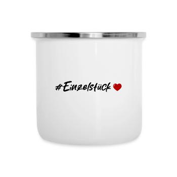 One-of-a-kind heart - Camper Mug - white - Front